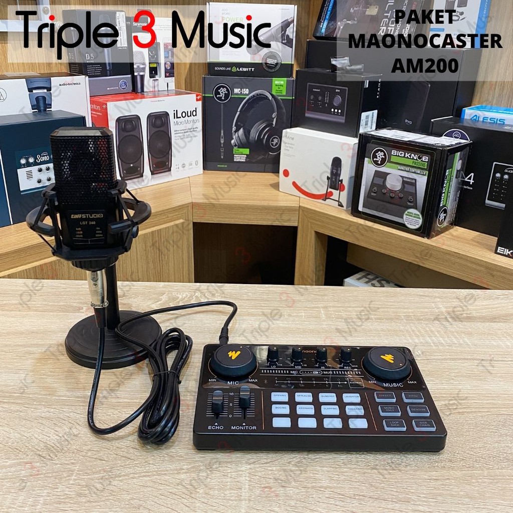 Maono AU AM200 with TAFF Maonocaster paket Podcast 1 orang