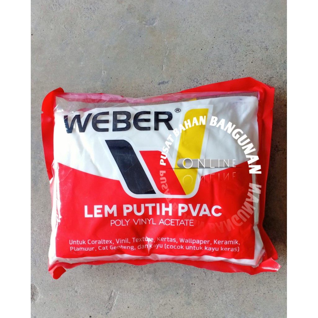 

Lem putih PVAc / Lem Weber Merah 800 gr/ lem kertas, vinyl, kayu