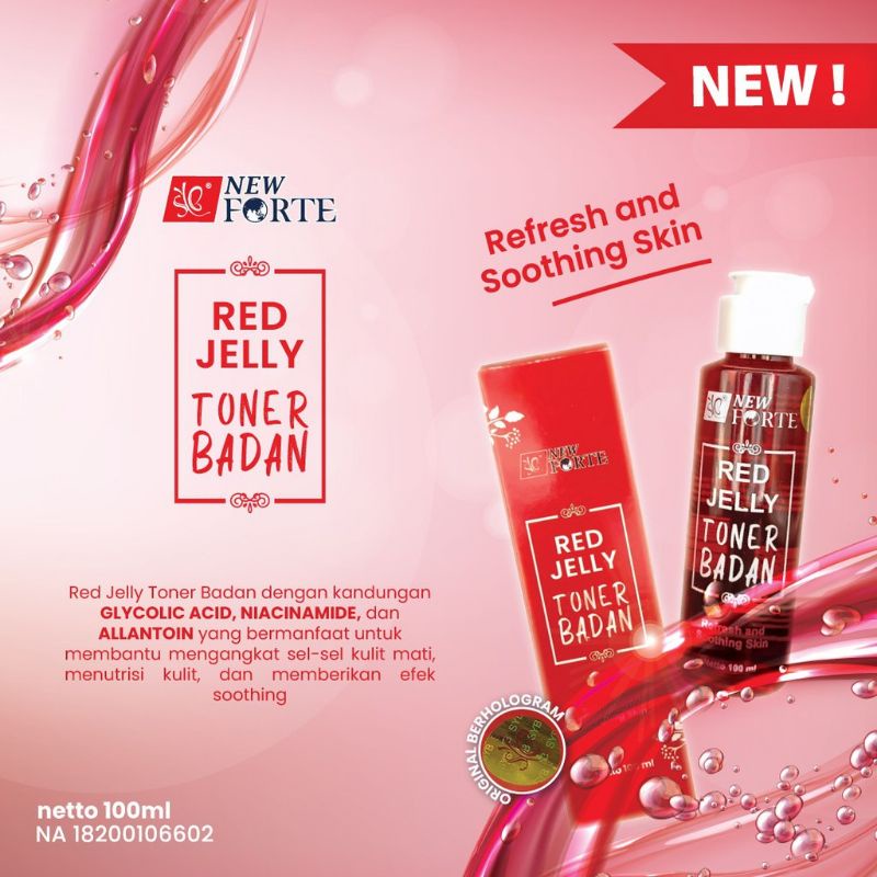 SYB Forte Red Jelly Toner Badan