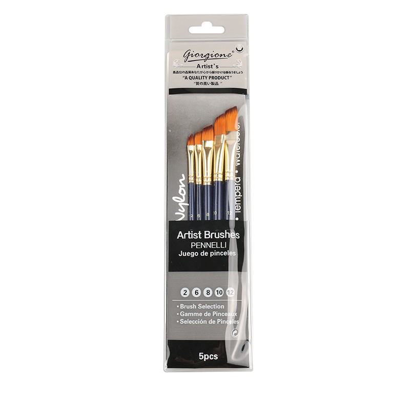 

giorgione brush angular set 5 G-5040A