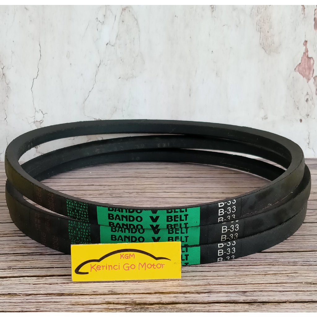 BANDO VAN BELT B-33 V BELT TALI KIPAS B33 FAN BELT VANBELT POLOS B-33