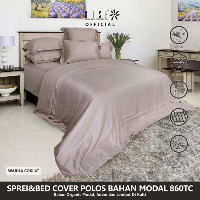 Rise Sprei Set Bed Cover TENCEL™ Modal Polos 120x200