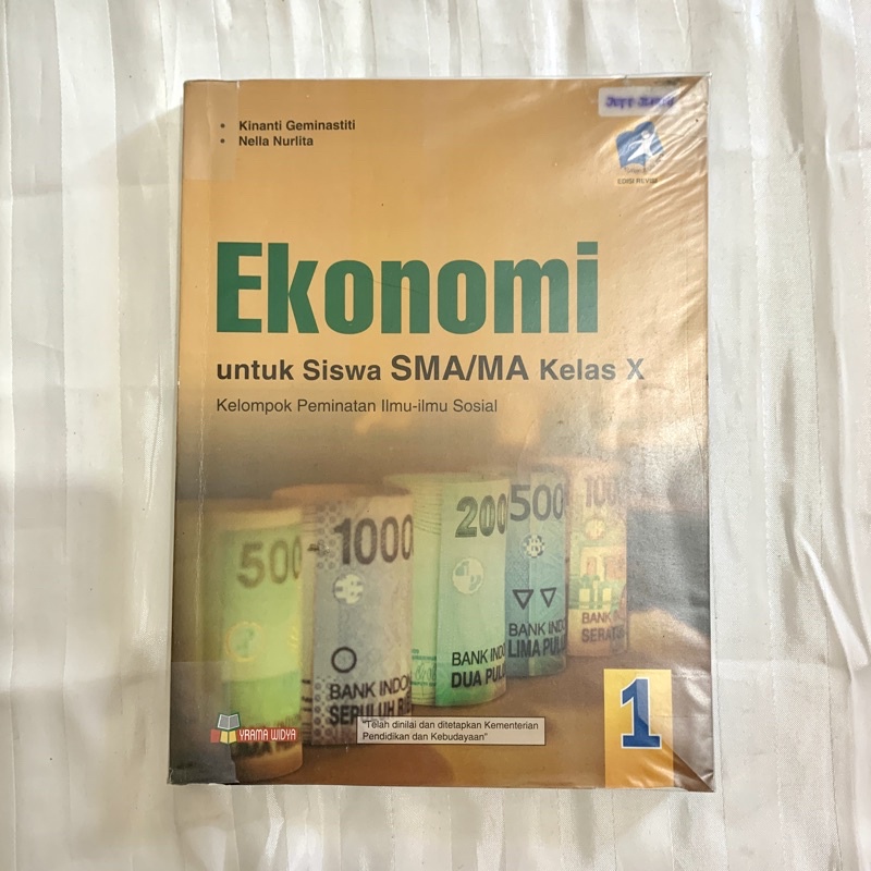 BUKU EKONOMI KELAS 10 KELOMPOK PEMINATAN EDISI REVISI YRAMA WIDYA