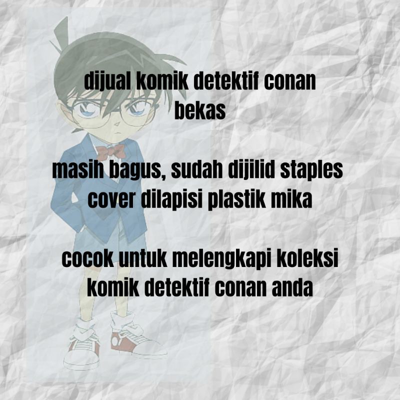 komik detektif conan bekas