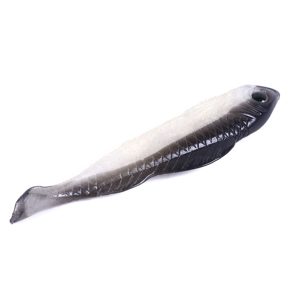 HENGJIA 10Pcs 6.8cm/2.7g Softfish Umpan Pancing Swimbait Ikan Bait Fishing Lure Bass Wobbler Tackle