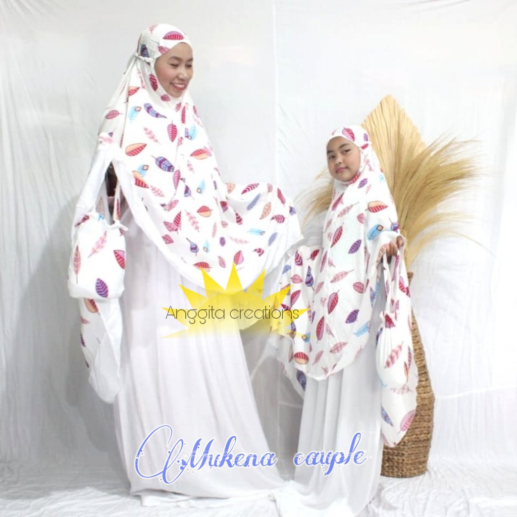 Mukena - Mukena Couple Ibu dan Anak - Mukena Jumbo - Mukena Anak - Mukena Bali - Couple