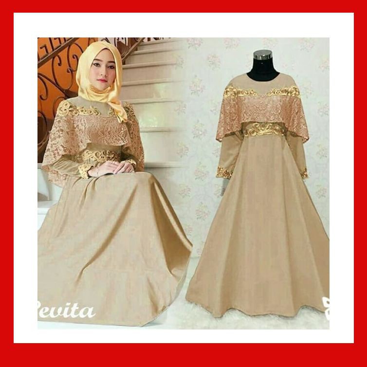 Maxi Maxi Dress Pevita Mocca Terbaru