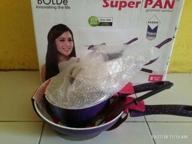 Super Pan Granite Bolde - Purple - Superpan - Asli - Panci  Set