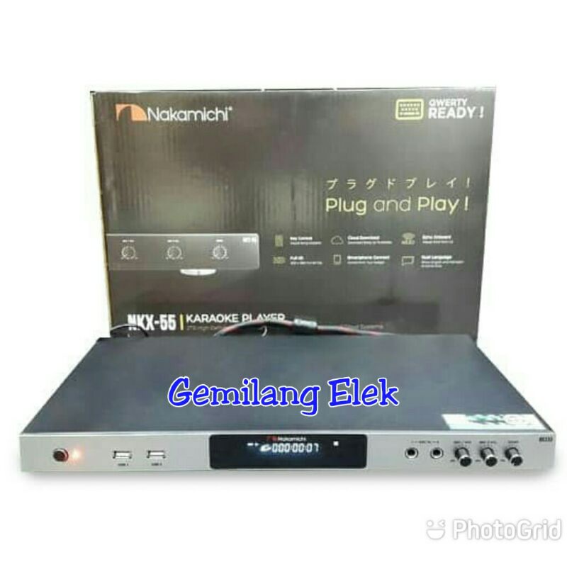 DVD KARAOKE NAKAMICHI NKX 55 HDD 2TB Original Garansi