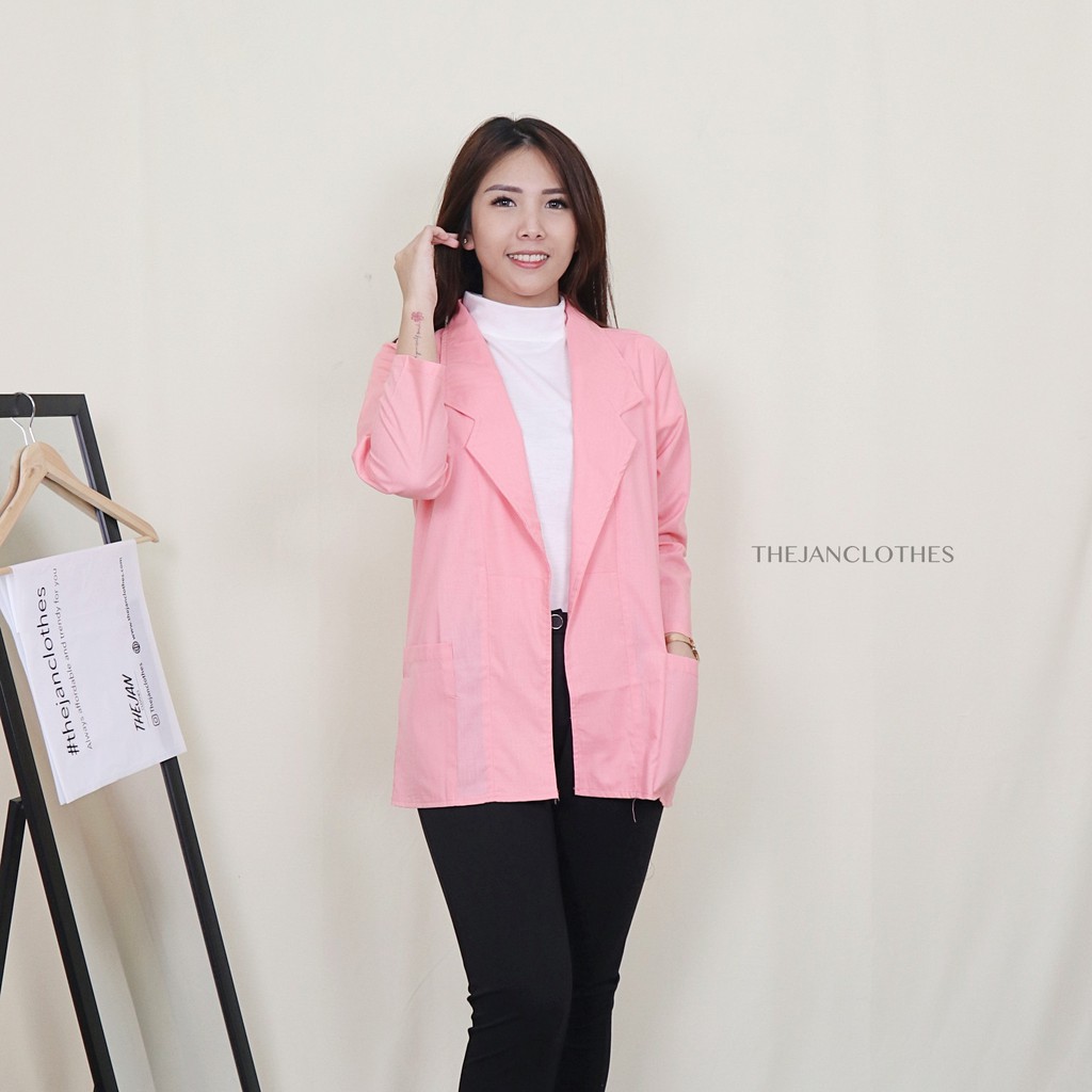 Dini blazer pink - Thejanclothes