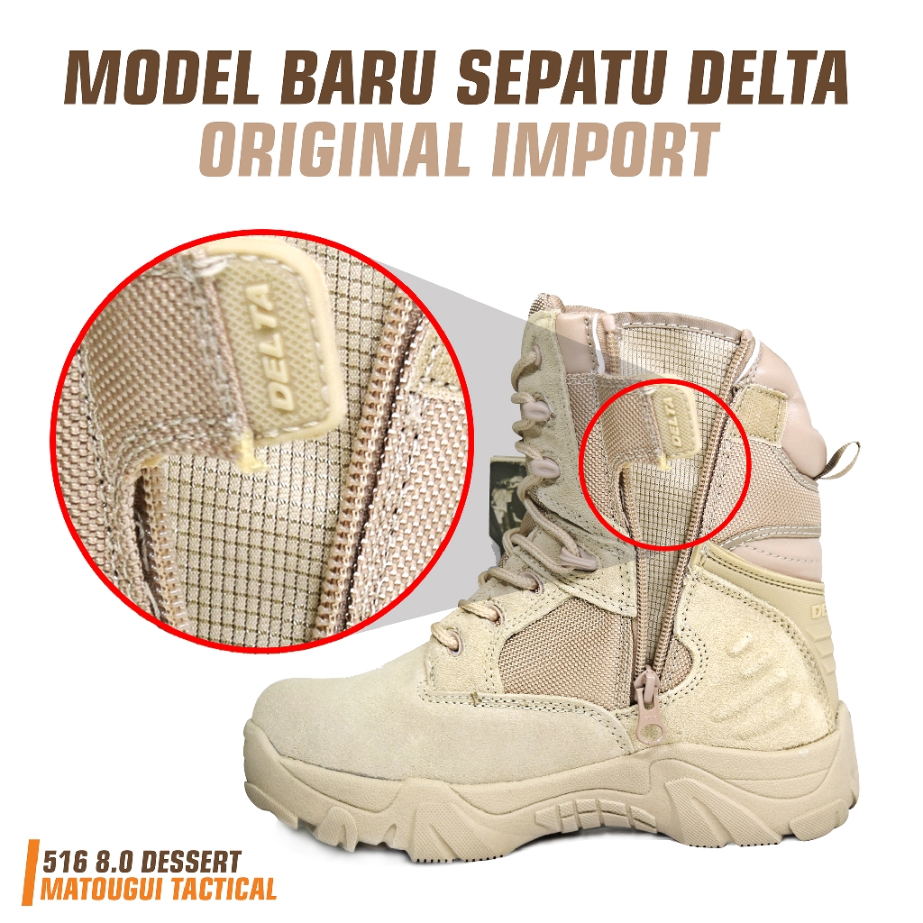  Model  Baru Sepatu  Delta  Premium 516 8 Inch Sepatu  Boots 