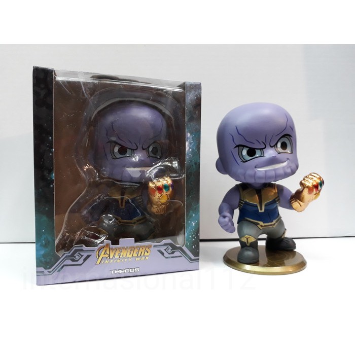 ITN - Cosbaby bobble-head THANOS AVENGERS INFINITY WAR
