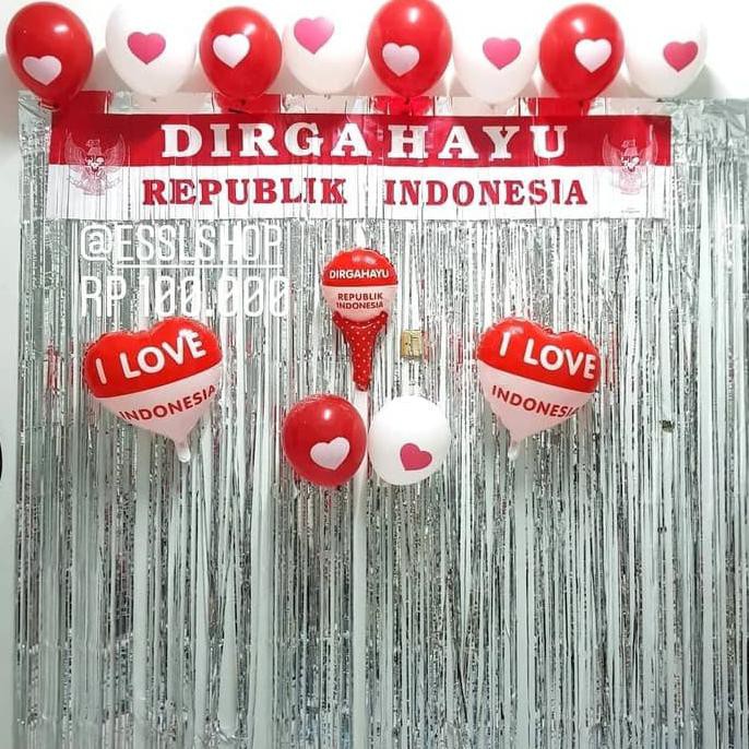 PAKET DEKOR DIRGAHAYU RI/ HIASAN 17 AGUSTUS