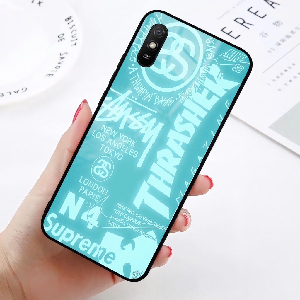 Case Glossy Kilau Redmi 9A | Casing Hp Xiaomi | Pelindung Smartphone | Motif Aesthetic
