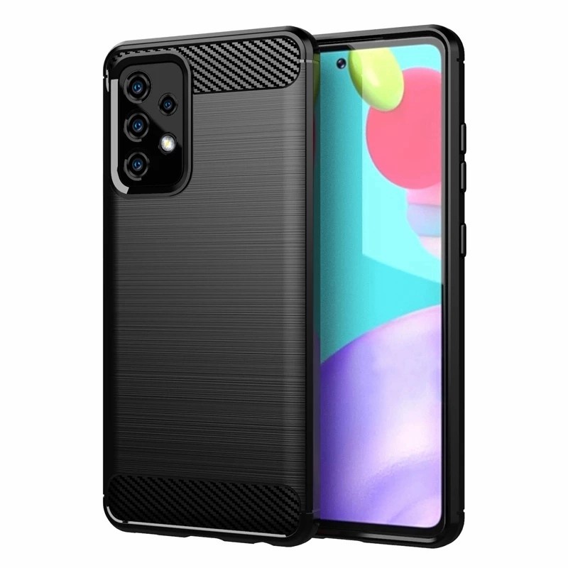 SAMSUNG  A52S 5G A52 4G 5G A72 4G 5G A32 4G A32 5G CASE SOFTCASE IPAKY CARBON, CASE BLACK CARBON SHOCKPROOF CARBON