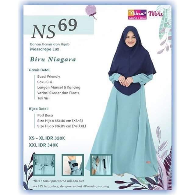 Gamis Nibras Set Khimar