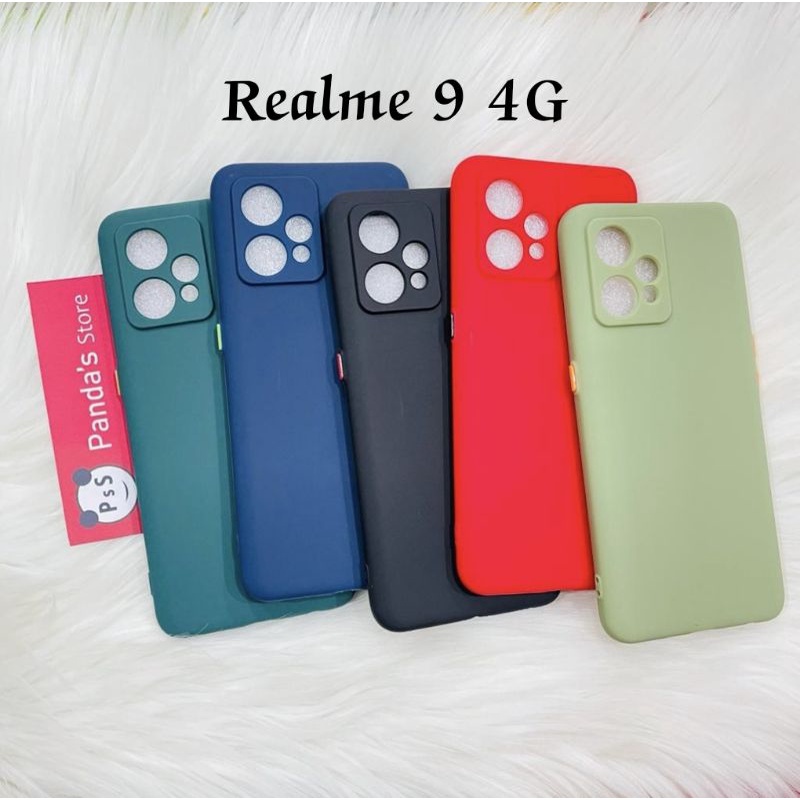 Case Realme 9 4G Babycase + Pelindung Kamera, Makaron Full Color (PsS)