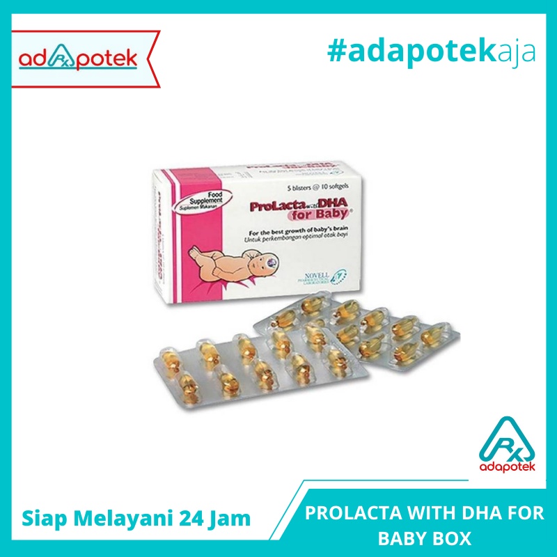 PROLACTA WITH DHA FOR BABY BOX 50 KAPSUL