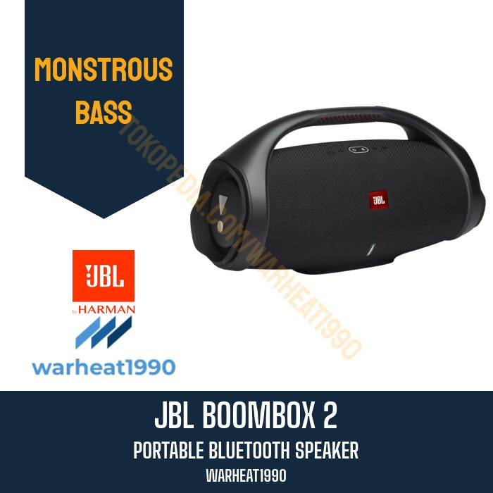 Speaker Jbl - Jbl Boombox 2 Portable Bluetooth Speaker Harman Kardon Original