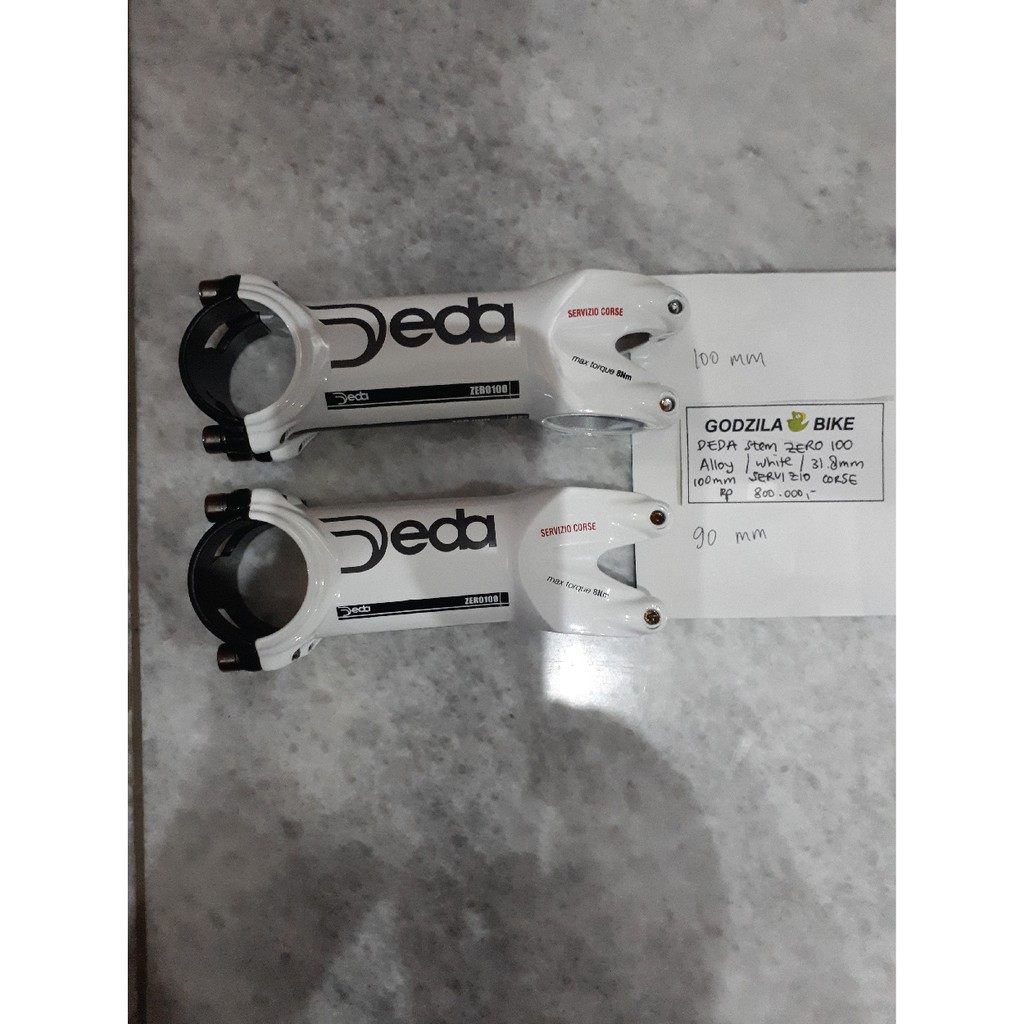 DEDA Stem ZERO 100 Alloy | ZERO 100 TITANIUM | Original DEDA | Berkualitas