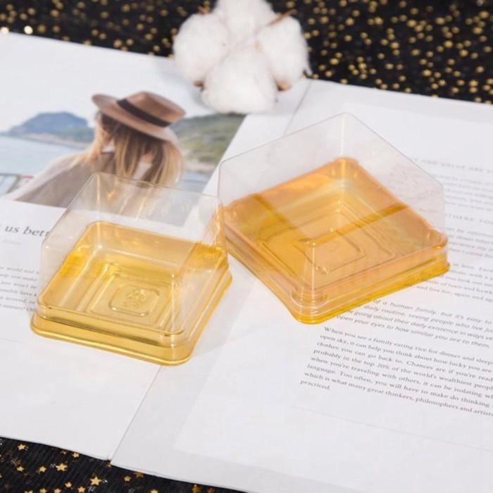 

Plastik Tray Mika Persegi + Tutup | Packaging Kue Mooncake Uk. S,M,L 079
