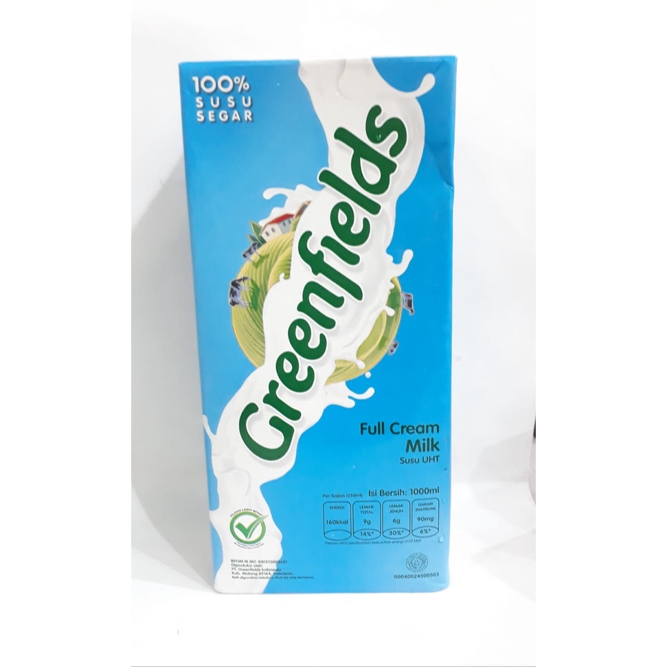 

GREENFIELDS FULL CREAM MILK 950ML