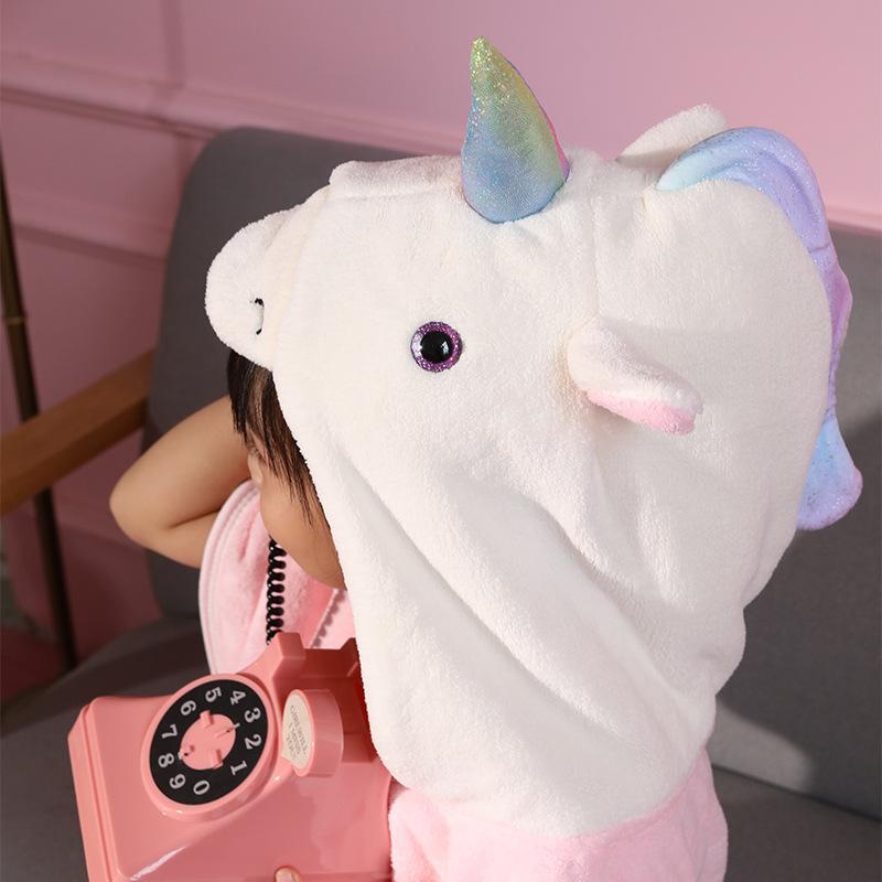 LIMITED EDITION !!! Kimono Handuk Anak Microfiber Motif UNICORN Lucu HIGH QUALITY