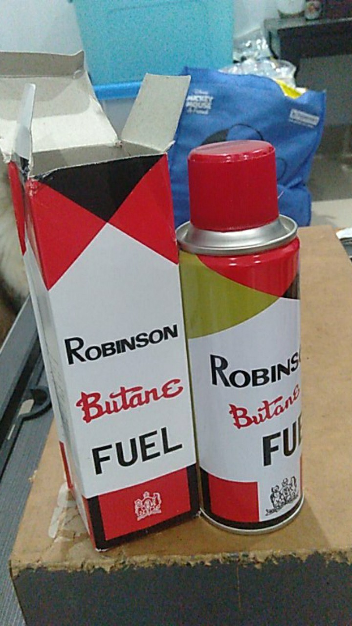 Minyak Gas Robinson Isi Ulang Korek Api Refill 220 Gr Butane Fuel Khusus Jabodetabek Termurah