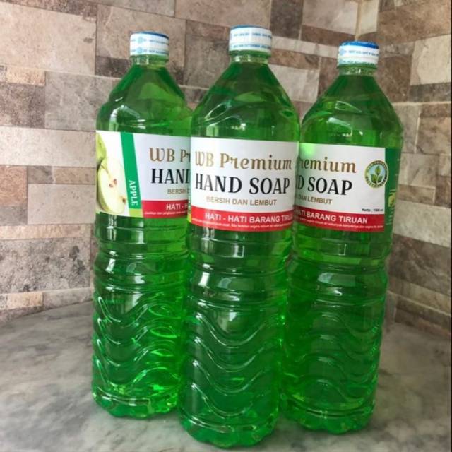 Apple Hand soap Sabun Cuci Tangan PREMIUM refill 1.5liter