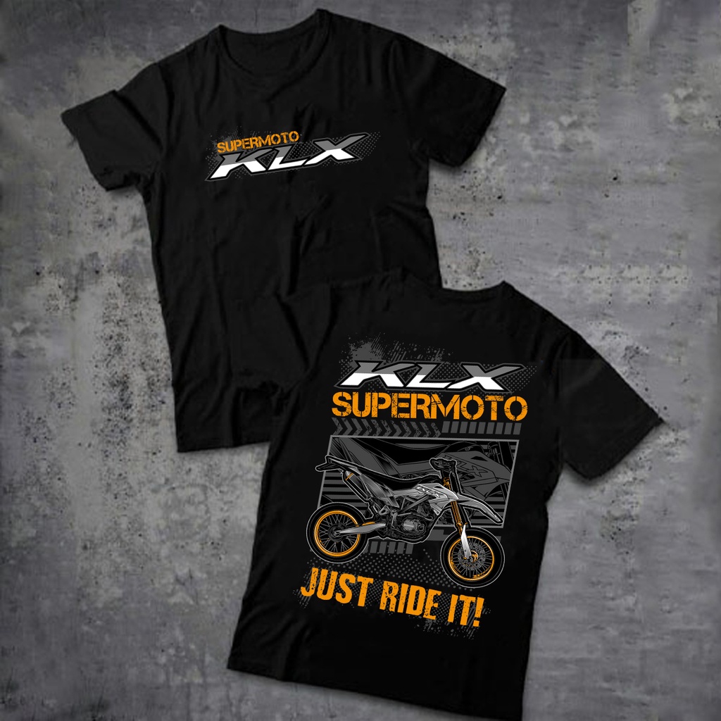 Kaos supermoto KLX / kaos motor supermoto / baju supermoto KLX / baju motor supermoto / kaos sunmori