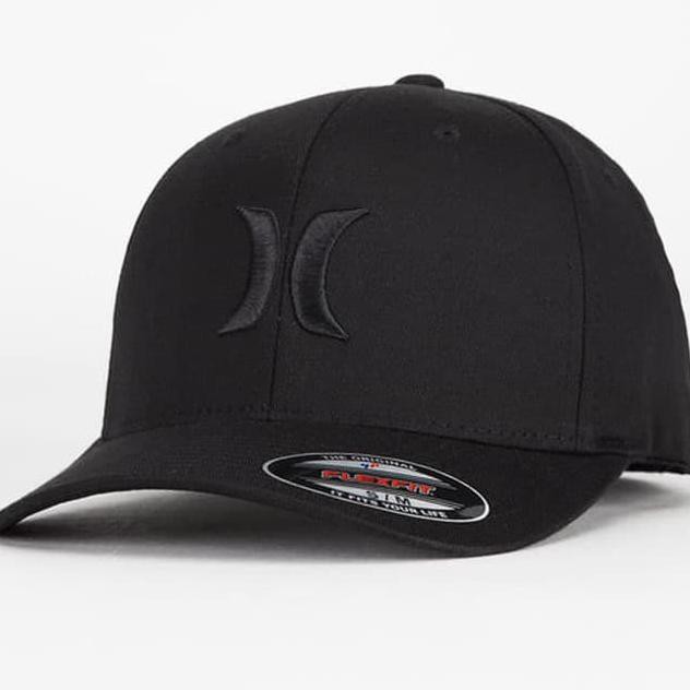Segera order Topi Hurley Hat Dry One & Only Flexfit Black Cap Snapback Original Best