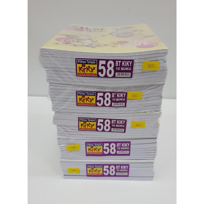 

BUKU TULIS SEKOLAH KIKY 58 WARNA KWARTO (10buku @58 lembar)