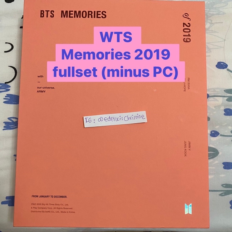 WTS BTS MEMORIES 2019 FULLSET (-PC)