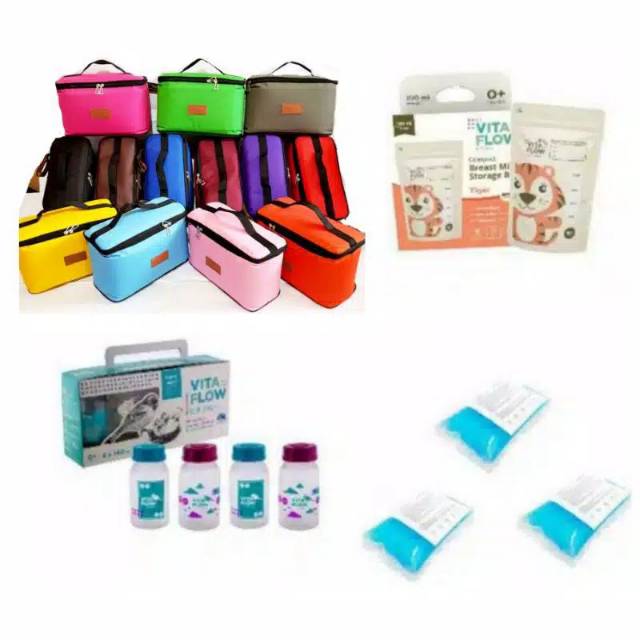 Tas Asi Cooler bag Avia Cello + 25 ktg asi + 4 btl vitaflow + 3 blue gel sy07 s1
