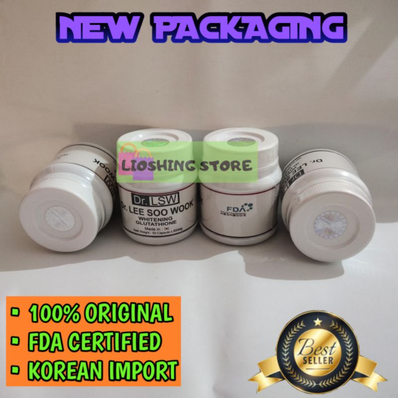 Dr.LSW Supplemen Pemutih Badan Original Import LSW Skin Whitening