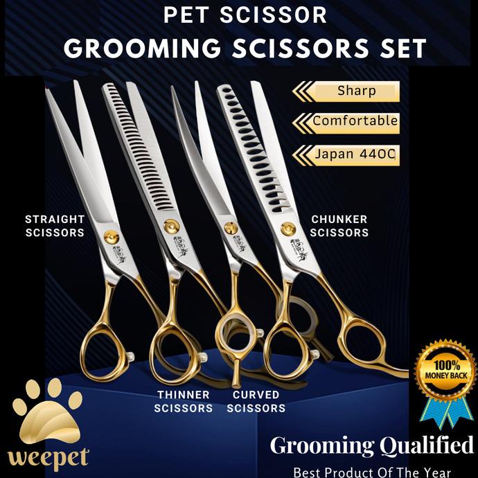 Promo Pet Scissors / Grooming Scissors Set Professional Used