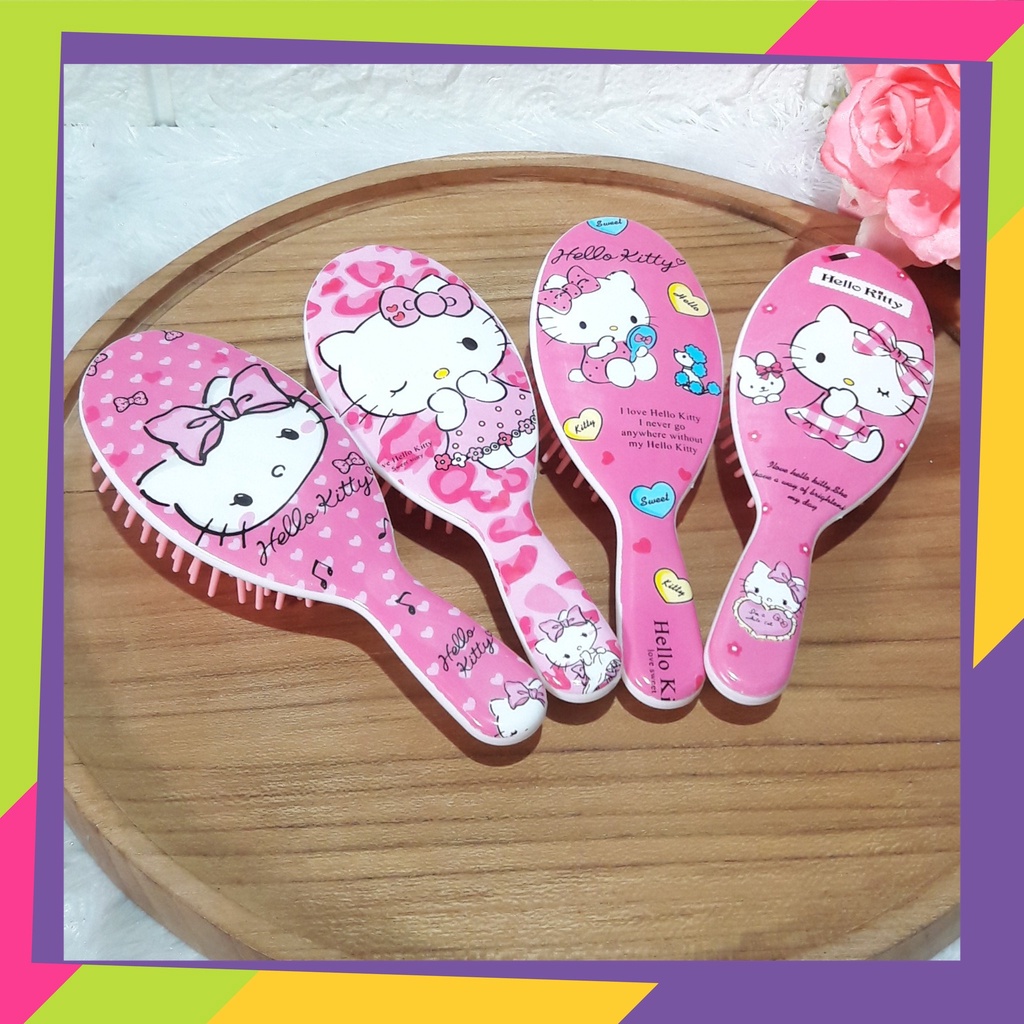 1362SRBD1 / Sisir rambut anak perempuan anak statis / Karakter Hello Kitty