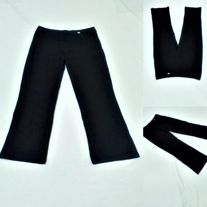 Celana Senam Wanita Jumbo 4L 5L 6L Hitam TC Spandeks