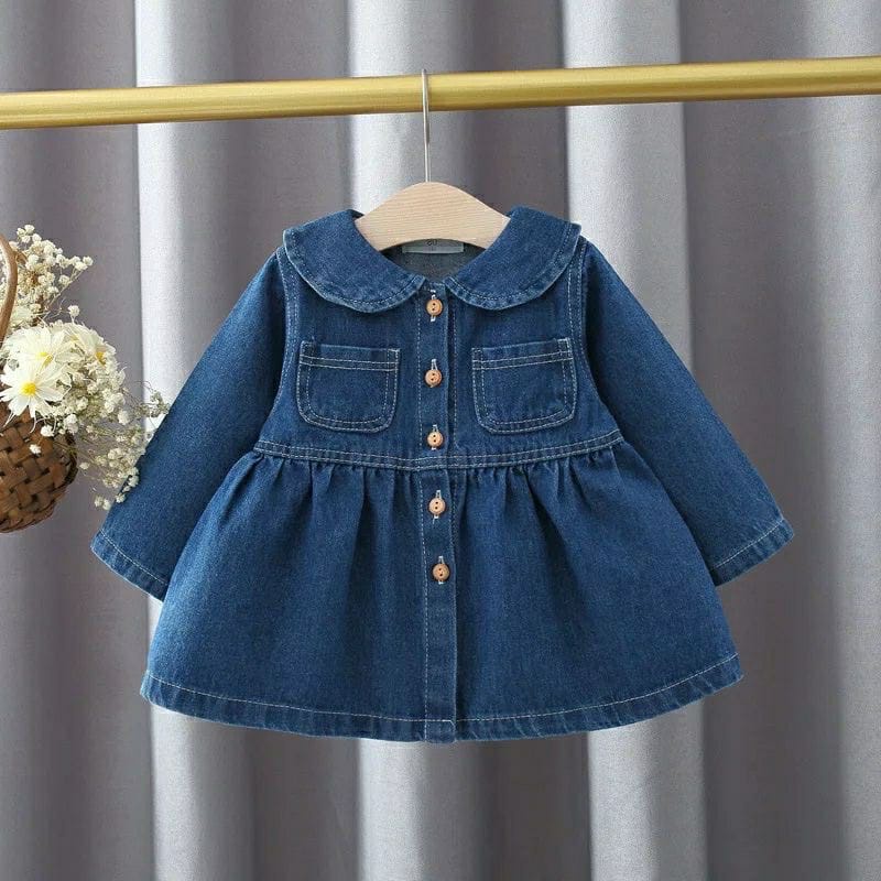 Dress Jeans Toppo DRESS ALISYA 1 - 5 Tahun Baju Anak BerKualitas