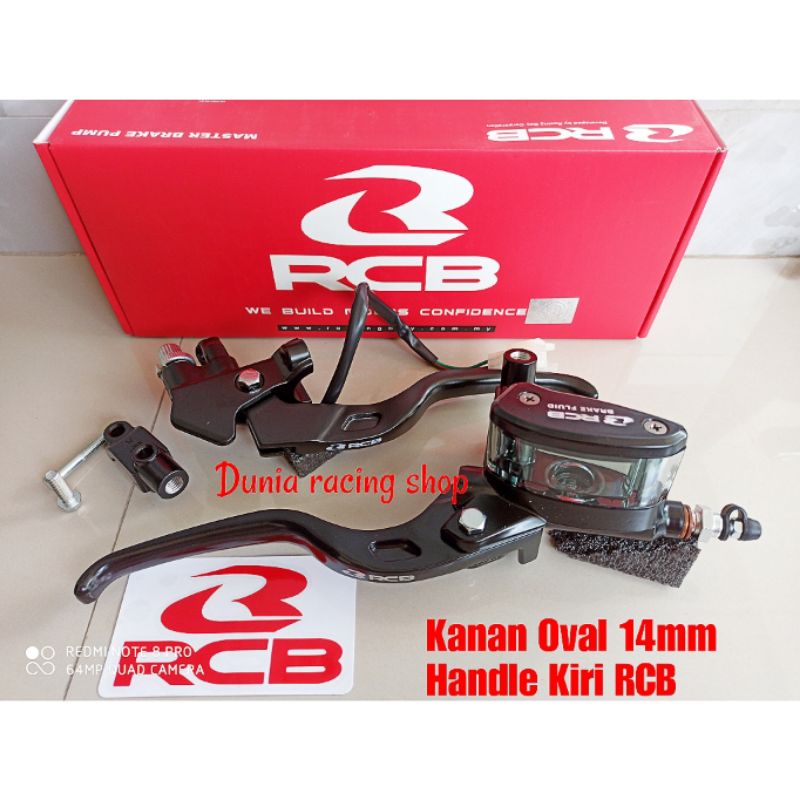 Master rem RCB kanan Oval 14mm Kotak 12.7mm Master RCB E2 E3 Handle kiri Handle kopling universal original RCB Malaysia