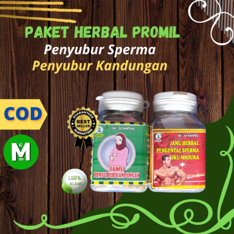 Obat Kesuburan Pria & Wanita Untuk Penyubur Kandungan & Sperma Agar Cepat Hamil | Jamu herbal PROMIL