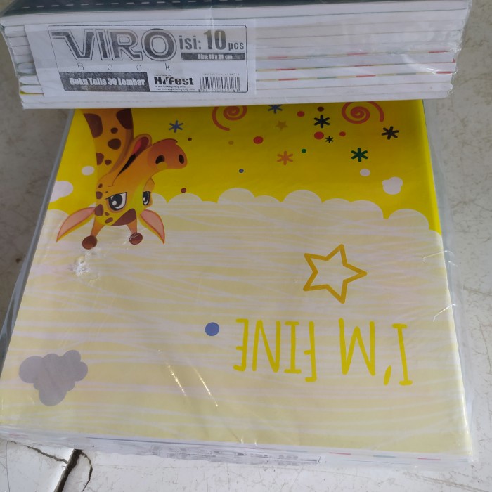 

Produk Unggulan Buku Tulis Murah Isi 38 Lembar 1 Pack Isi (10 Pcs) Murah