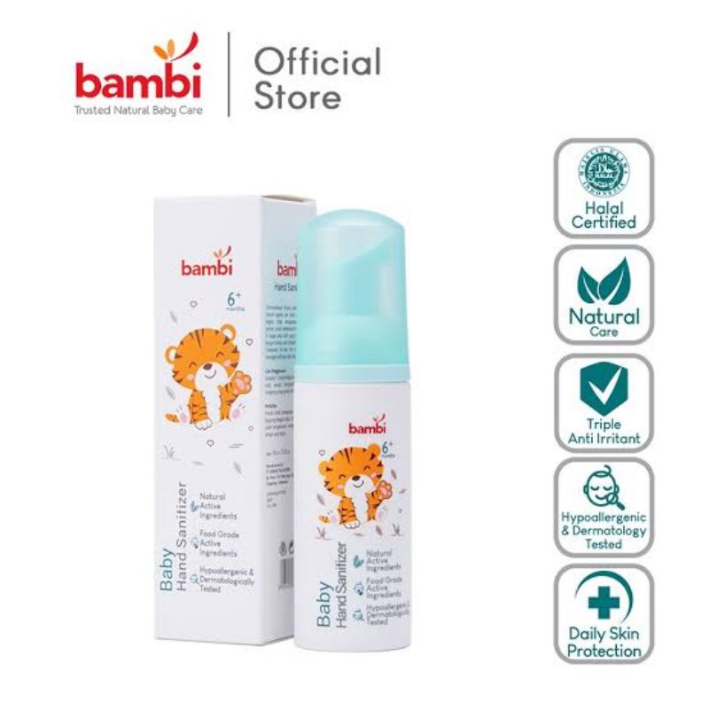 Bambi Baby Sunscreen + Free Gift Hand Sanitizer 100 ml