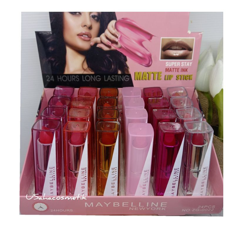 6PCS LIPSTIK MAYBELLINE MATTE ZG 0022/ OH 1500 BEST SELLER
