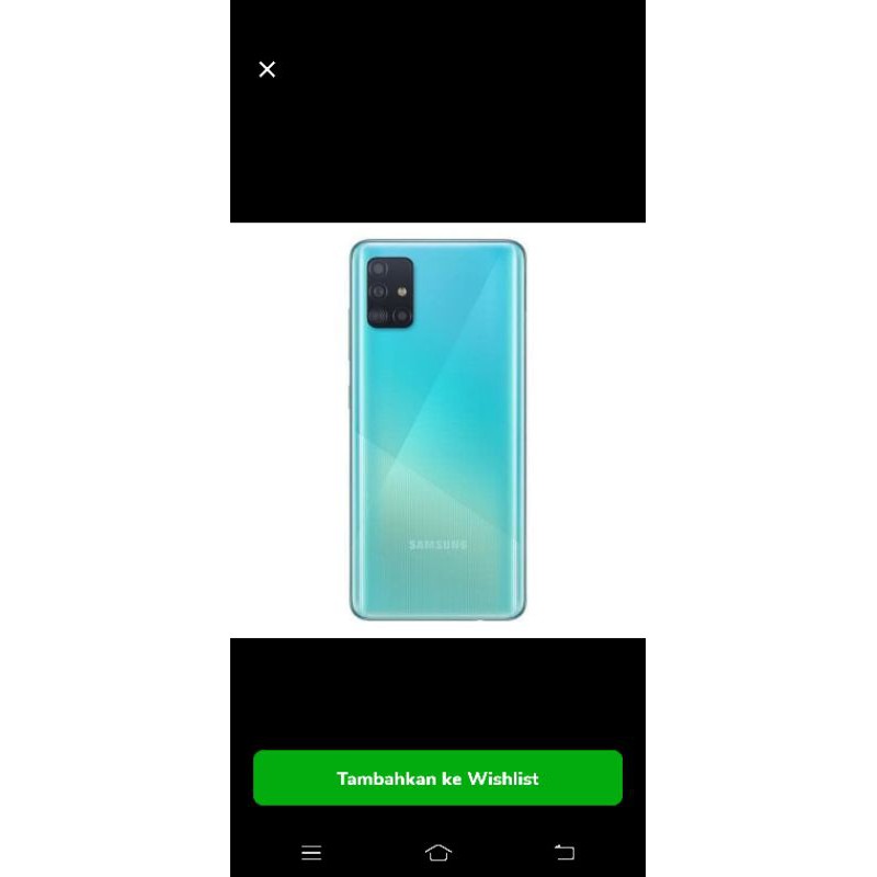 SAMSUNG A51 RAM 8/128 GARANSI RESMI