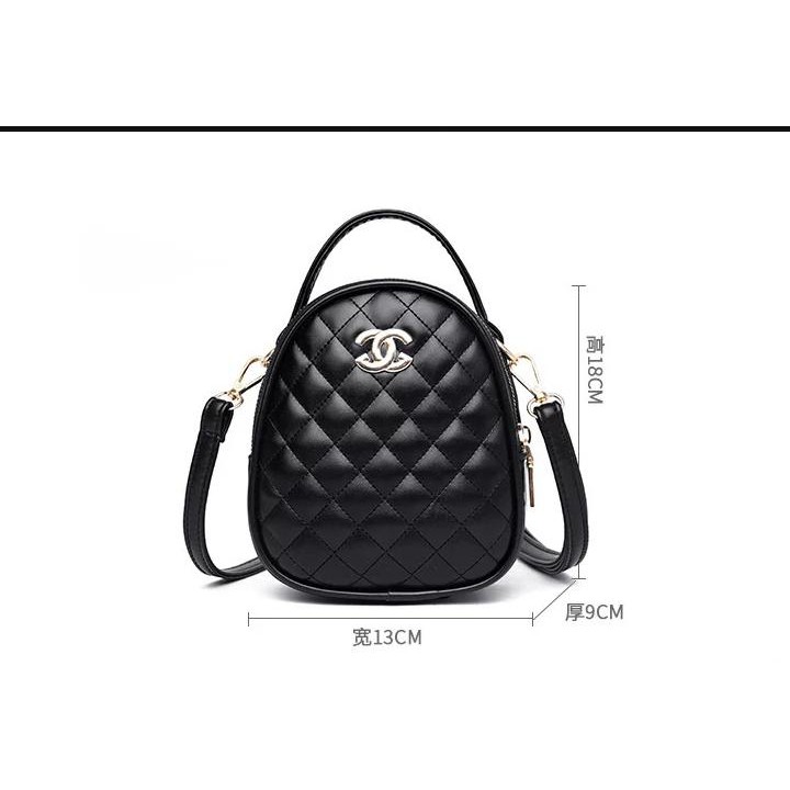 TAS WANITA ZARAA ZR BEE 2 ZIPPER 2 WAY HAND BAG SLING BAG TAS SELEMPANG IMPORT PREMIUM #3071