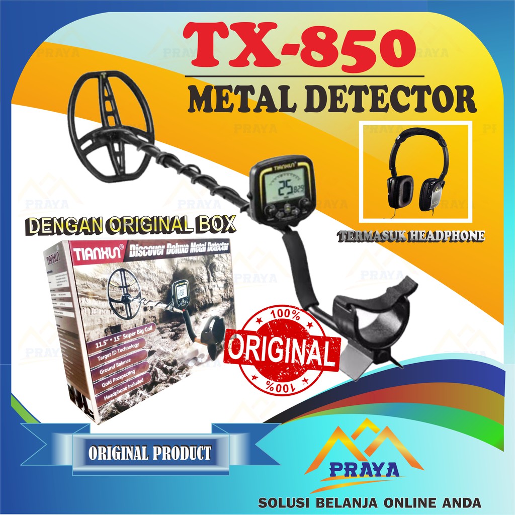 Jual PROFESSIONAL METAL DETECTOR TX850 UNDERGROUND ALAT PENCARI EMAS TX ...