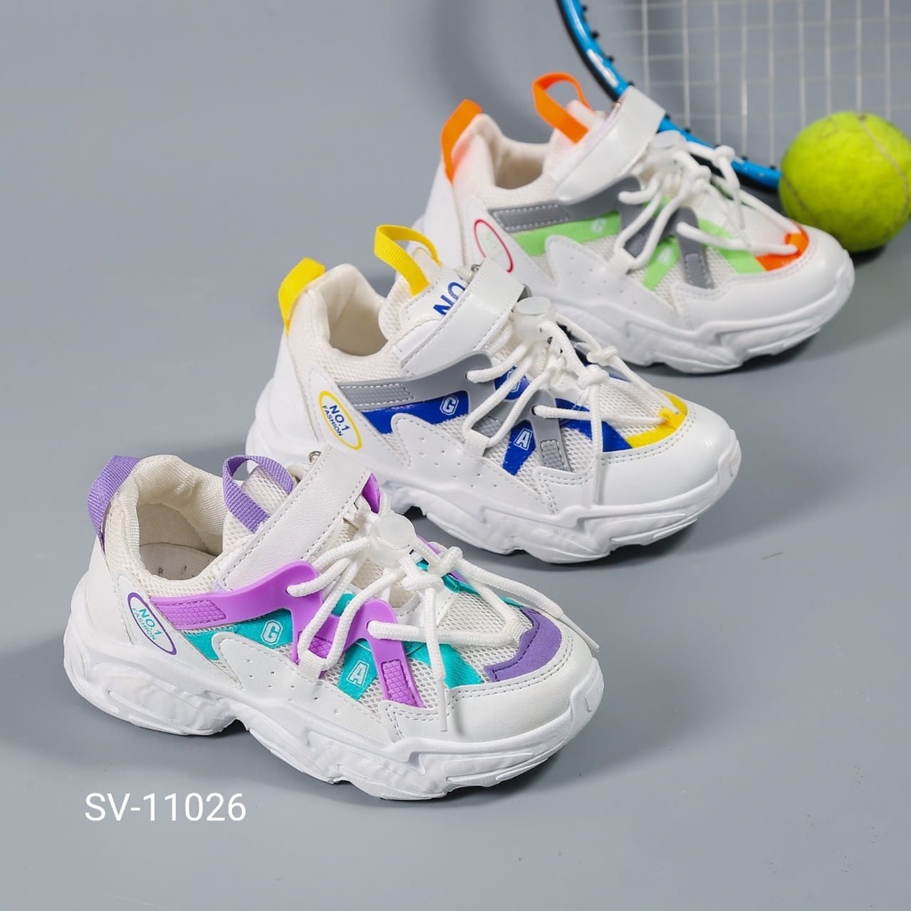 RAMADAN SALE - Sv Kids Sepatu Anak SB Sneakers SV-11026#(Real Stock) 2AA4