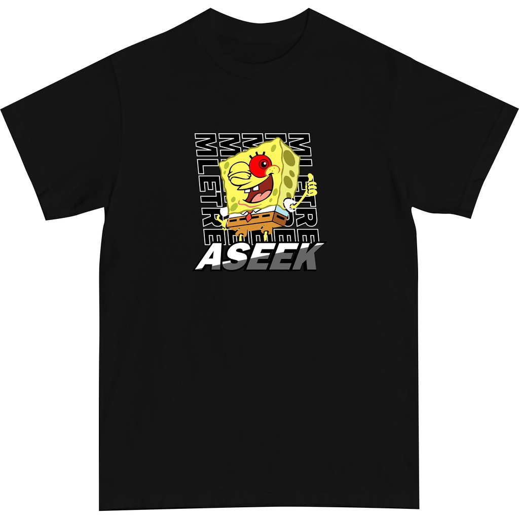 [XTRA CLOTH](COD) KAOS/ BAJU DISTRO PRIA/KAOS COWOK MLETRE ASEK UNISEX / kaos hitam /  kaos cowok / 