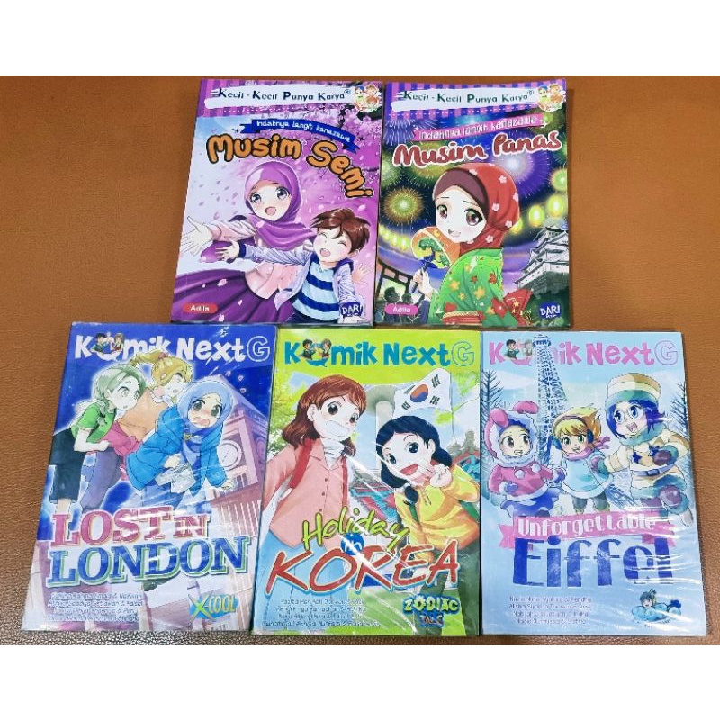 Paket 5 Buah Komik KKPK Preloved